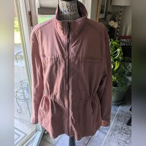 Old Navy Amelia Rose Utility Field Zip-Up Jacket  SZ L